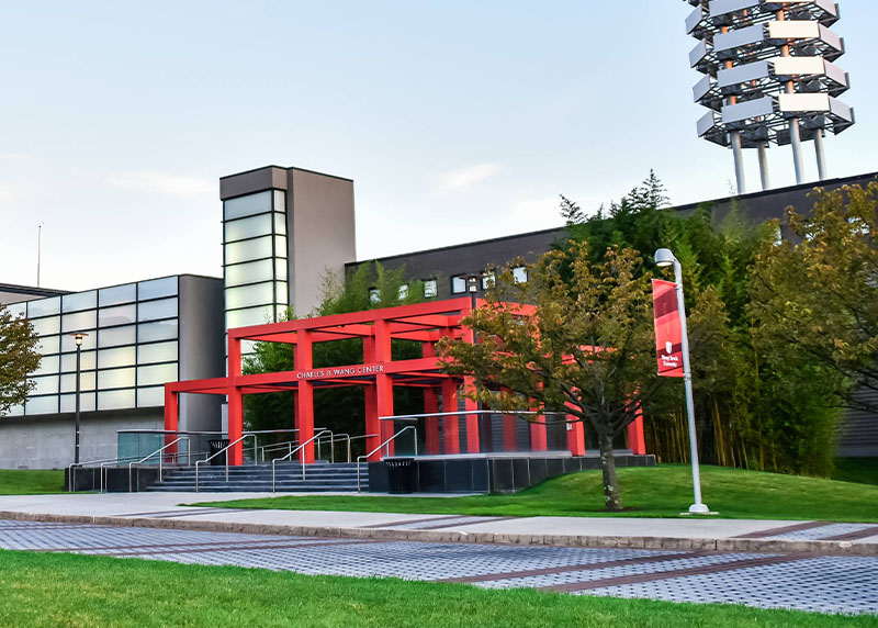 Charles B. Wang Center building where Jasmine is located