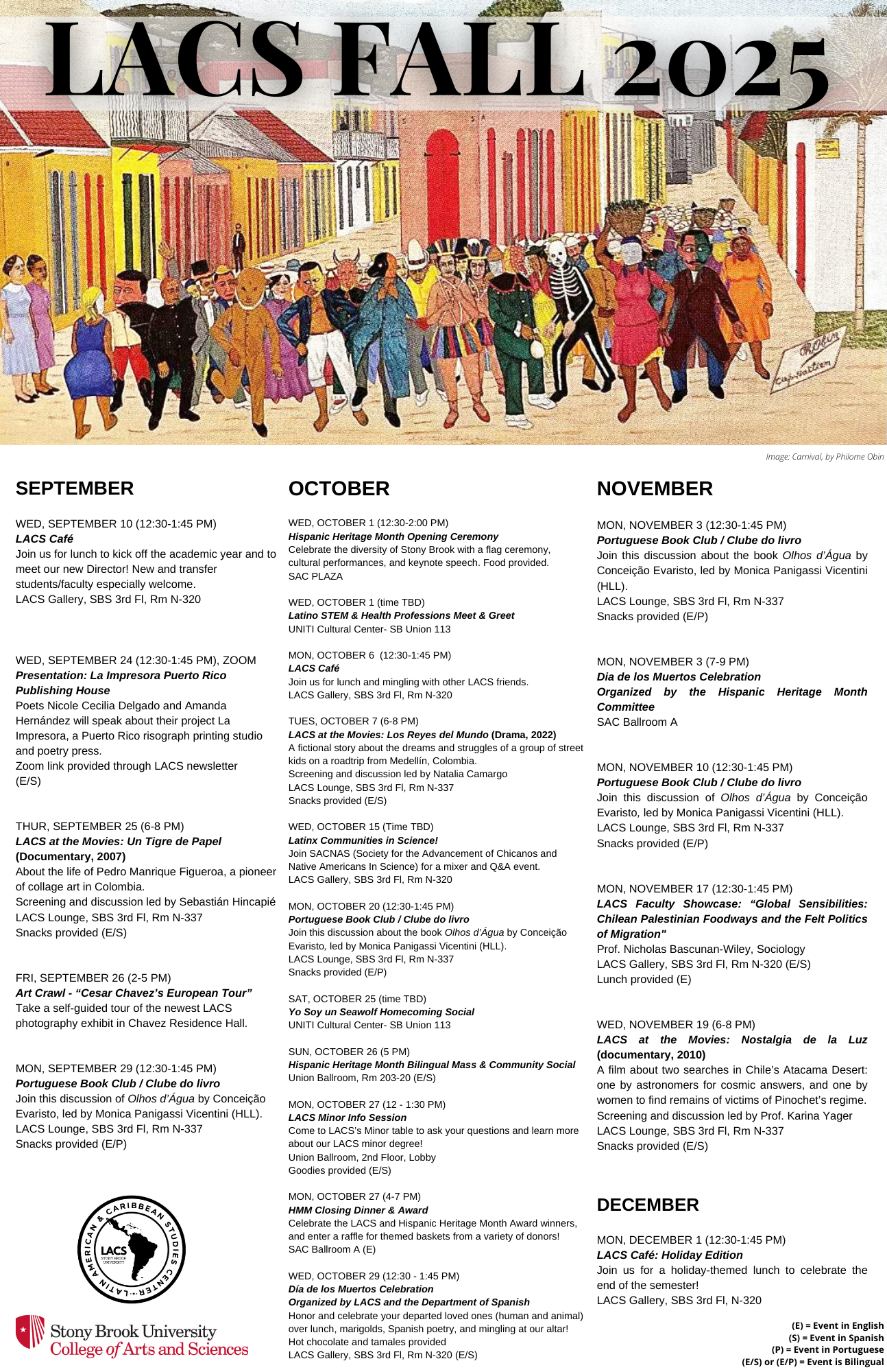 LACS Spring Calendar 2025